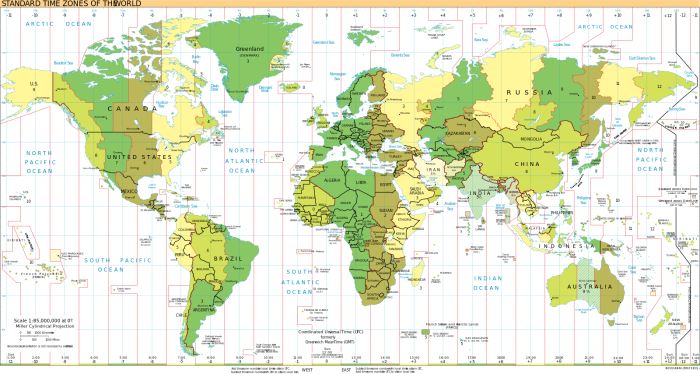 Часовые пояса (Standard World time Zones) (2021)