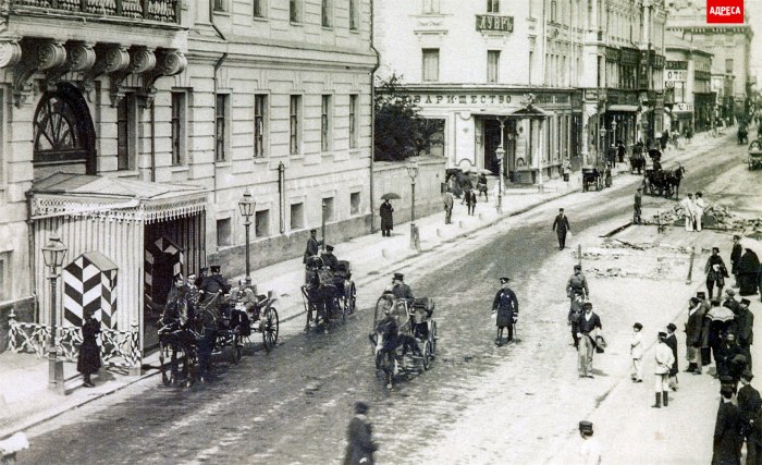 Тверская улица 1910 год