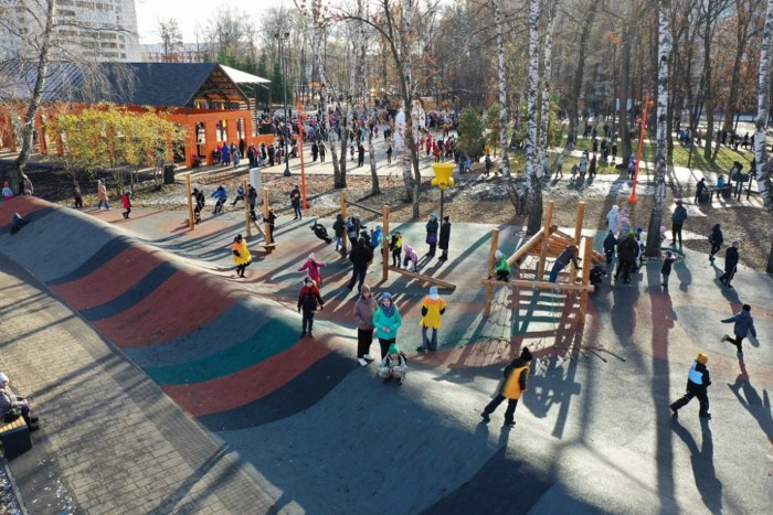 Демский парк реконструкция