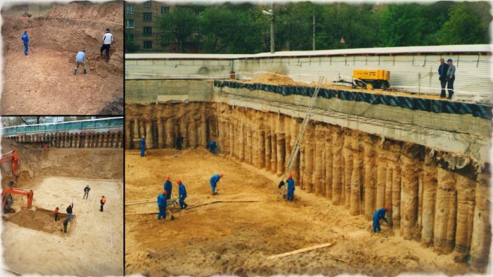 Противофильтрационная завеса Jet grouting
