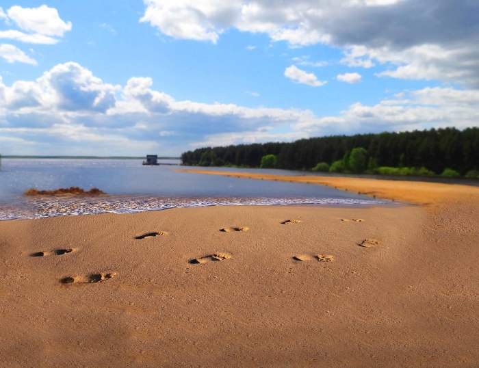 Пляж Рыбинское водохранилище Ярославль